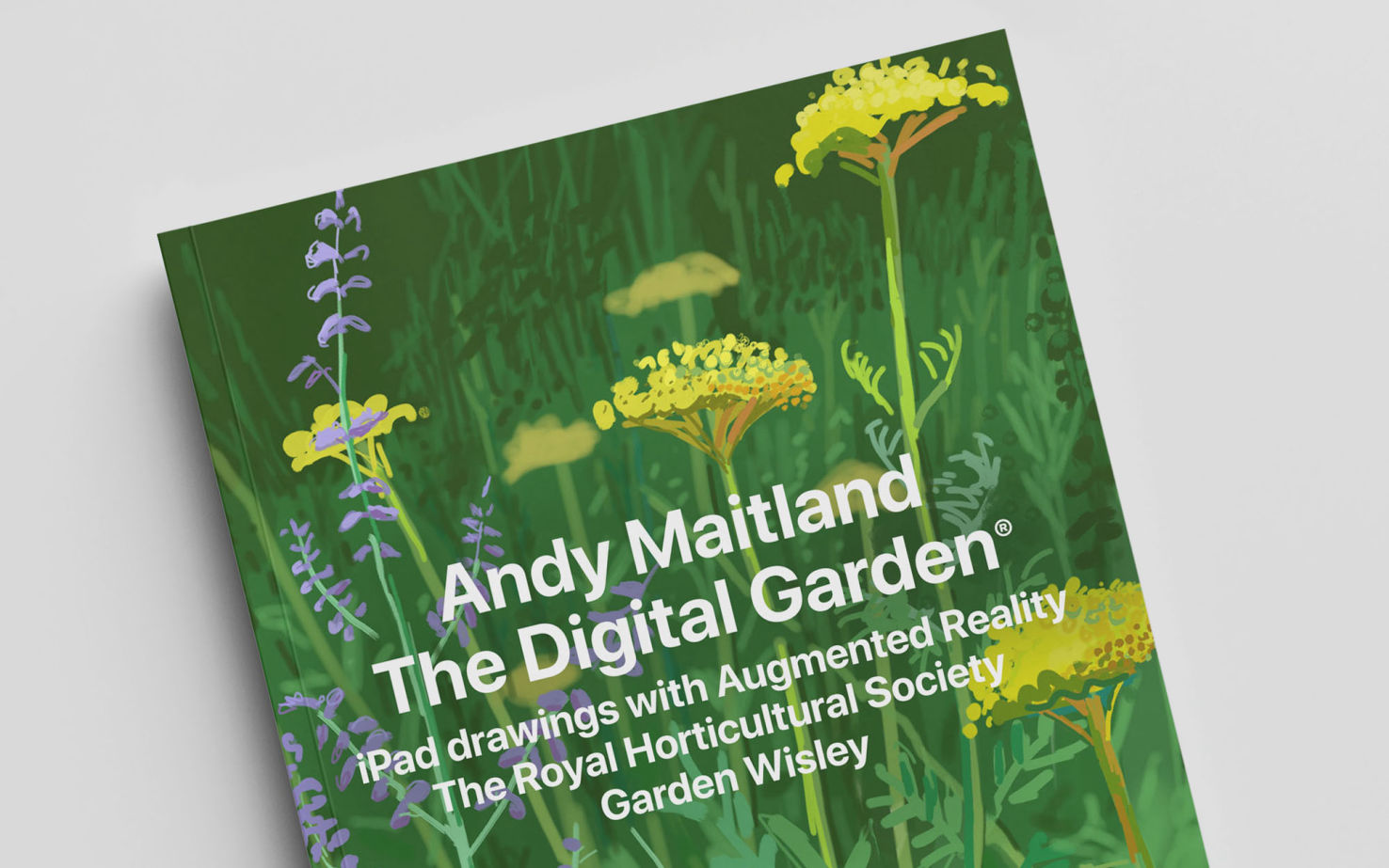 Works - 'The Digital Garden 2018, iPad drawings with augmented reality exhibition book'