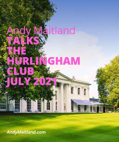 Andy Maitland, iPad Artist, 2021 July, iPad drawings Talks at The Hurlingham Club, London, UK