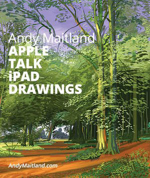 Andy Maitland, iPad Artist, 2014 January, iPad drawings Talk at Apple, London, UK