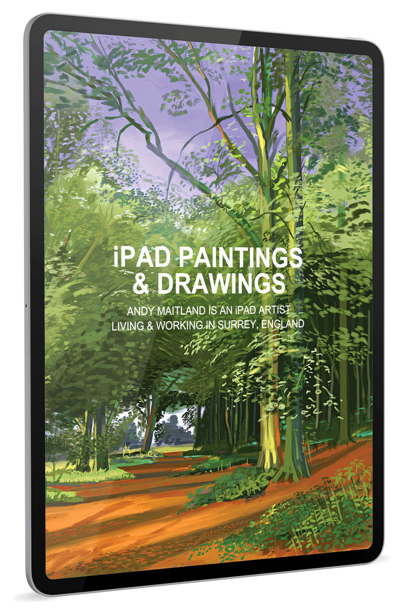 First published iPad art eBook by iPad Artist Andy Maitland