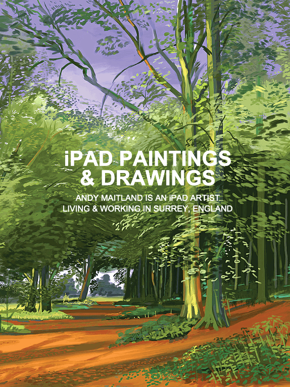 2012, iPad Paintings and Drawings by iPad artist Andy Maitland, Cover Art