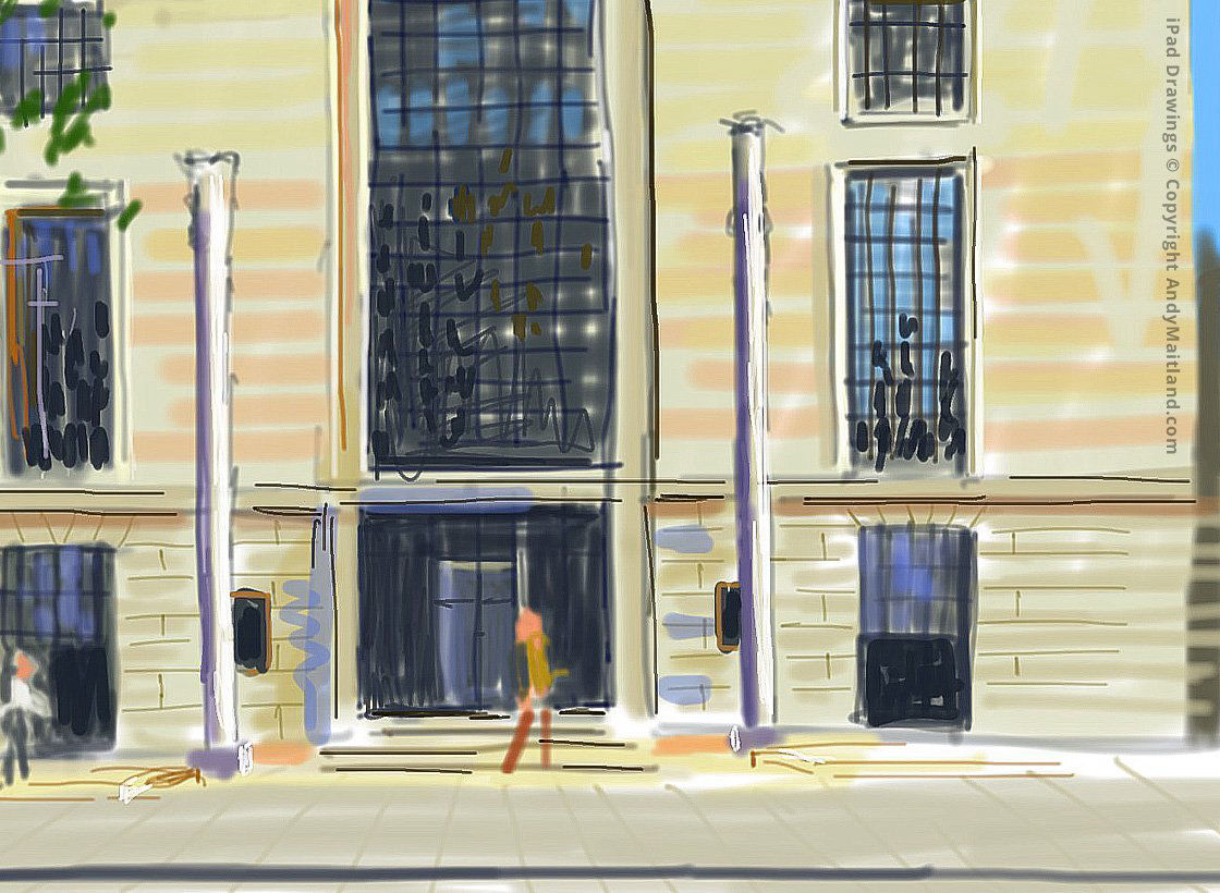 Andy Maitland, 2018, Commission, Live iPad drawing, GP Associates, London, UK 1