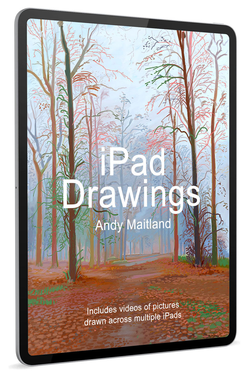 Second published iPad art eBook by iPad Artist Andy Maitland