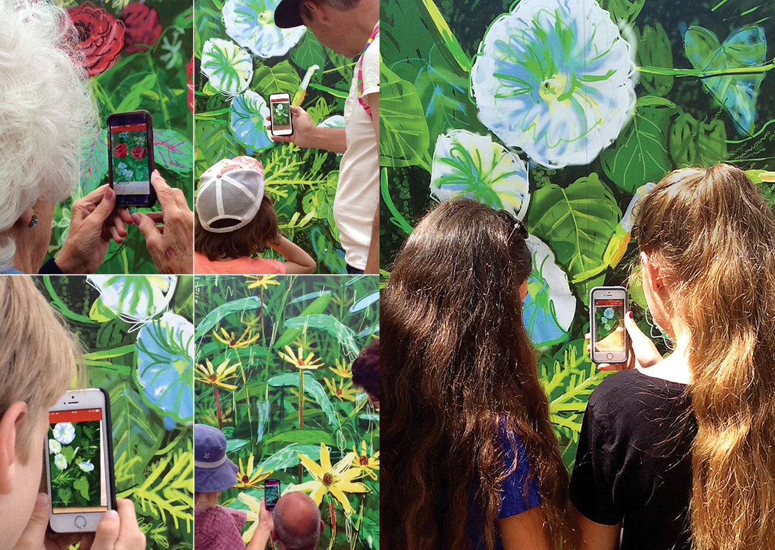 Digital exhibition book of ‘The Digital Garden® 2018, iPad drawings with Augmented Reality (AR) at the Royal Horticultural Society Garden Wisley’. 2